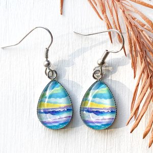 Winter Waves - Stainless Steel Earrings