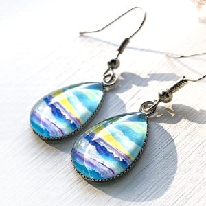 Winter Waves - Stainless Steel Earrings