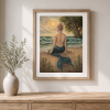 Mermaid Wall Art “Happy Place” — 11x14 Fine Art Print