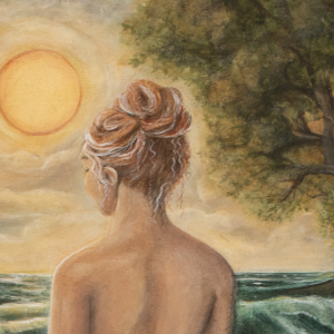 Mermaid Wall Art “Happy Place” — 11x14 Fine Art Print