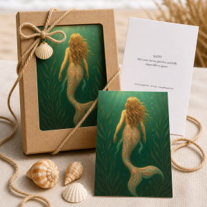 Mermaid Note Card Set — Boxed Fine Art Collection