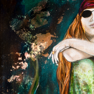 Mermaid Wall Art “Stormy” — 11x14 Matte Print