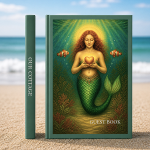 Outer Banks Cottage Guest Book - Hardcover Vacation Rental Guest Book