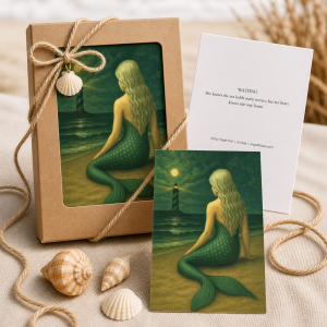Mermaid Note Card Set — Boxed Fine Art Collection