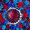 Small Handmade resin America bowl