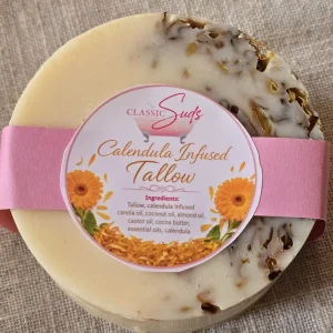 Calendula Infused Tallow soap bar