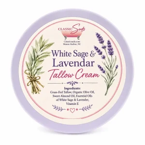 White Sage & Lavendar Tallow Body Cream