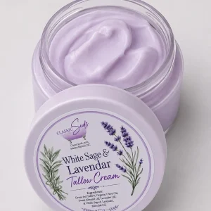 White Sage & Lavendar Tallow Body Cream